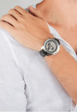 Maserati Successo 44mm Grey Dial Black Leather Strap Watch For Men - R8871621006 Authentic Buy Shop Now