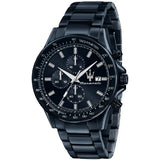 Maserati SFIDA Chronograph Blue Dial Blue Steel Strap Watch For Men - R8873640023 Authentic Buy Shop Now