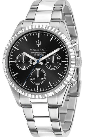 Maserati Competizione Chronograph Quartz Black Dial Watch For Men - R8853100023 Authentic Buy Shop Now