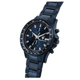 Maserati SFIDA Chronograph Blue Dial Blue Steel Strap Watch For Men - R8873640023 Authentic Buy Shop Now