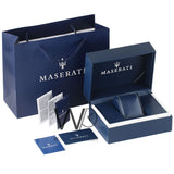 Maserati Competizione Chronograph Blue Dial Gold Steel Strap Watch For Men - R8853100026 Authentic Buy Shop Now