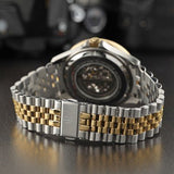 Maserati SFIDA Automatic Skeleton Black Dial Two Tone Steel Strap Watch For Men - R8823140010 Authentic Buy Shop Now