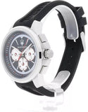 Maserati SFIDA Chronograph Black Silver Dial Black Rubber Strap Watch For Men - R8851123001 Authentic Buy Shop Now