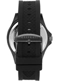 Maserati SFIDA Quartz Black Dial Black Rubber Strap Watch For Men - R8851140001 Authentic Buy Shop Now