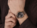 Maserati Epoca Anthracite Dial Rose Gold Mesh Bracelet Watch For Men - R8853118004 Authentic Buy Shop Now