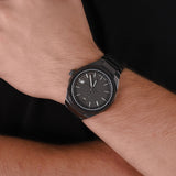 Maserati Stile Quartz Black Dial Black Steel Strap Watch For Men - R8853142001 Authentic Buy Shop Now