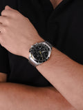 Maserati Traguardo Black Dial Silver Chronograph with Tachymeter Watch For Men - R8873612042 Authentic Buy Shop Now