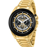 Maserati Traguardo Skeleton Black Dial Gold Steel Strap Watch For Men - R8873612058 Authentic Buy Shop Now