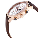 Maserati Ricordo Chronograph Silver Dial Brown Leather Strap Watch For Men - R8871633002 Authentic Buy Shop Now