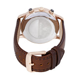 Maserati Ricordo Chronograph Silver Dial Brown Leather Strap Watch For Men - R8871633002 Authentic Buy Shop Now