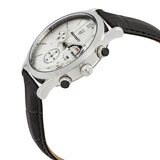 Maserati Ricordo Silver Dial Black Leather Strap Watch For Men - R8871633001 Authentic Buy Shop Now