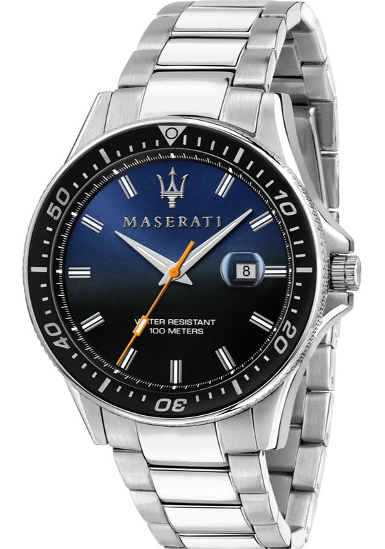 Maserati SFIDA Quartz Bue Dial Stainless Steel Watch For Men - R8853140001 Authentic Buy Shop Now