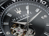 Maserati SFIDA Automatic Black Special Edition 44mm Watch For Men - R8823140005 Authentic Buy Shop Now