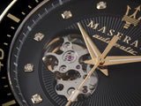 Maserati SFIDA Black Dial Yellow Gold Toned Watch For Men - R8823140003 Authentic Buy Shop Now