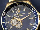 Maserati SFIDA Automatic Diamond Dial Limited Edition Watch For Men - R8823140004 Authentic Buy Shop Now