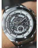 Maserati Traguardo Chronograph Black Dial Silver Steel Strap Watch For Men - R8873612059 Authentic Buy Shop Now