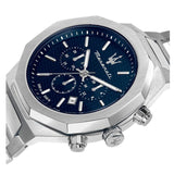 Maserati Stile Blue Dial Silver Steel Strap Watch For Men - R8873642006 Authentic Buy Shop Now