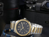 Maserati Stile Black Dial Two Tone Stainless Steel Watch For Men - R8853142008 Authentic Buy Shop Now