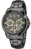 Maserati Successo Chronograph Gray Dial Gray Steel Strap Watch For Men - R8873621007 Authentic Buy Shop Now