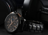 Maserati Successo Solar Black Dial Grey Steel Strap Watch For Men - R8873645001 Authentic Buy Shop Now