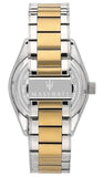 Maserati Traguardo Automatic White Skeleton Dial Two Tone Steel Strap Watch For Men - R8823112003 Authentic Buy Shop Now