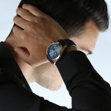 Maserati Traguardo Chronograph Blue Dial Blue Leather Strap Watch for Men - R8871612015 Authentic Buy Shop Now