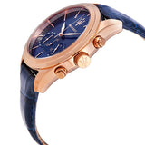 Maserati Traguardo Chronograph Blue Dial Blue Leather Strap Watch for Men - R8871612015 Authentic Buy Shop Now