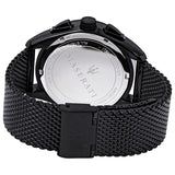 Maserati Traguardo Chronograph Black Dial Black Mesh Bracelet Watch For Men - R8873612031 Authentic Buy Shop Now