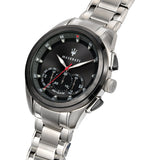 Maserati Traguardo Analog Black Dial Stainless Steel Watch For Men - R8873612015 Authentic Buy Shop Now