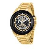 Maserati Traguardo Skeleton Black Dial Gold Steel Strap Watch For Men - R8873612058 Authentic Buy Shop Now