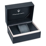 Maserati Traguardo Chronograph Blue Dial Black Silicone Strap Watch For Men - R8871612046 Authentic Buy Shop Now