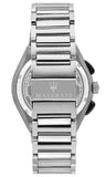 Maserati Triconic Chronograph Black Dial Silver Steel Strap Watch For Men - R8873639002 Authentic Buy Shop Now