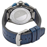 Maserati Triconic Chronograph White Dial Blue Leather Strap Watch For Men - R8871639001 Authentic Buy Shop Now
