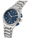 Maserati Triconic Quartz Blue Dial Silver Steel Strap Watch For Men - R8873639001 Authentic Buy Shop Now