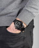 Maserati Traguardo Chronograph Black Dial Black Mesh Bracelet Watch For Men - R8873612031 Authentic Buy Shop Now