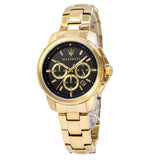 Maserati Successo 44mm Black Dial Gold Stainless Steel Strap Watch For Men - R8873621013 Authentic Buy Shop Now