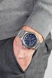 Maserati Triconic Quartz Blue Dial Silver Steel Strap Watch For Men - R8873639001 Authentic Buy Shop Now
