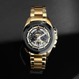 Maserati Traguardo Skeleton Black Dial Gold Steel Strap Watch For Men - R8873612058 Authentic Buy Shop Now