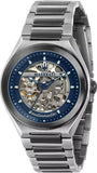 Maserati Triconic Automatic Skeleton Blue Dial Watch For Men - R8823139001 Authentic Buy Shop Now