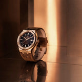 Maurice Lacroix Aikon Automatic Brown Dial Brown Leather Strap Watch For Men - AI6008-BRZ01-730-3 Authentic Buy Shop Now
