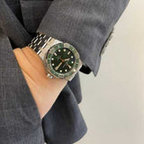 Maurice Lacroix Aikon Venturer Green Dial Silver Steel Strap Watch for Men - AI6057-SSL52-630-1 Authentic Buy Shop Now