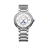 Maurice Lacroix Fiaba Moonphase White Mother of Pearl Dial Silver Steel Strap Watch for Women - FA1084-SS002-170-1 Authentic Buy Shop Now