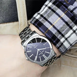 Maurice Lacroix Pontos Date Automatic Black Dial Silver Steel Strap Watch For Men - PT6148-SS002-330 Authentic Buy Shop Now