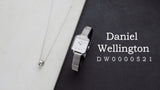 Daniel Wellington Quadro Studio White Dial Silver Mesh Bracelet Watch For Women - DW00100521 Authentic Buy Shop Now