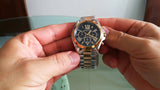 Michael Kors Bradshaw Blue Dial Two Tone Steel Strap Watch for Women - MK5976 Authentic Buy Shop Now