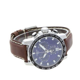 Tissot Supersport Chrono Blue Dial Brown Leather Strap Watch For Men - T125.617.16.041.00 Authentic Buy Shop Now