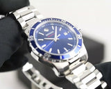 Movado Series 800 Blue Dial Silver Steel Strap Watch For Men - 2600137 Authentic Buy Shop Now