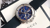 Bulova Marine Star Blue Dial Black Silicone Strap Watch for Men - 98B258 Authentic Buy Shop Now