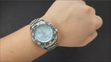 Seiko Prospex Limited Edition Automatic GMT Glacier Blue Dial Silver Steel Strap Watch For Men - SPB385J1 Authentic Buy Shop Now