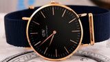 Daniel Wellington Classic Bayswater Black Dial Black NATO Strap Watch For Men - DW00100277 Authentic Buy Shop Now